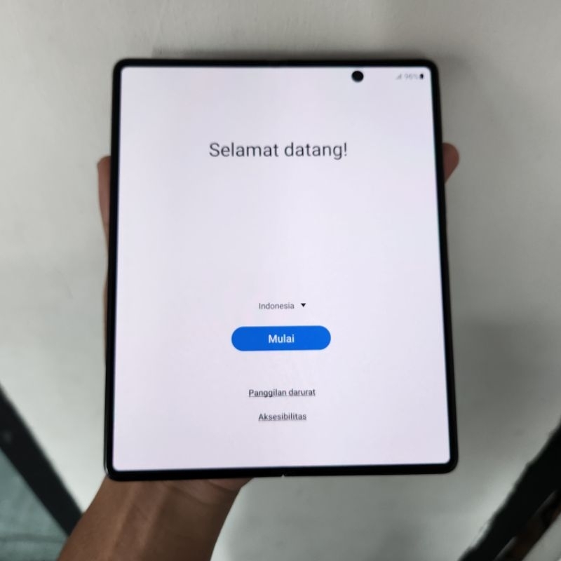 LCD Original Copotan Samsung Z Fold 2 SM-F916 Layar Utama/Layar Besar