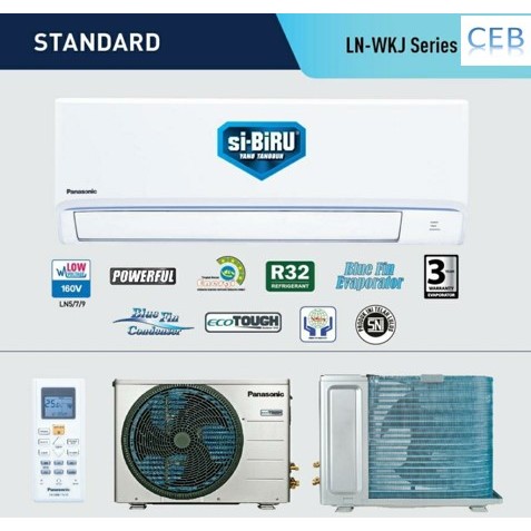 AC Panasonic Si Biru Anti Karat 3/4PK CS/CU LN7WKJ/LN7AKJ Low Voltage