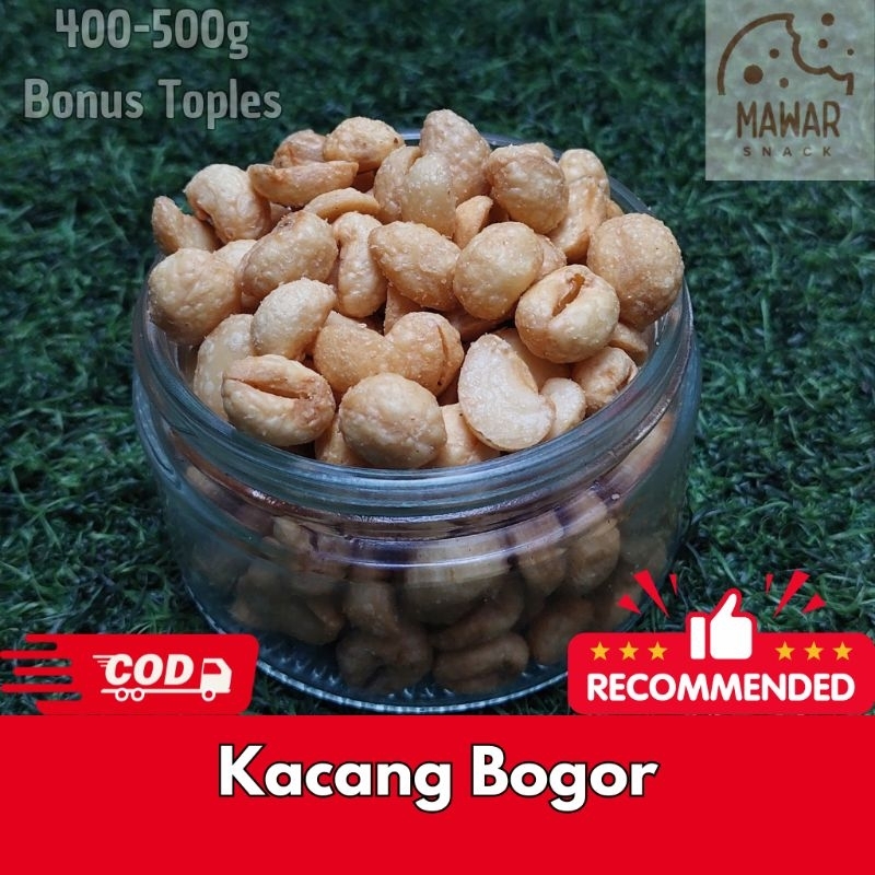 

Kacang Bogor Oven Super 500 Gram Bonus Toples - Snack Kiloan - Gurih