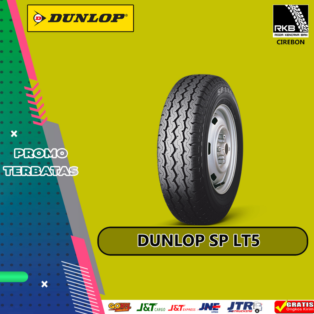Dunlop LT5 Ukuran 185/14 8PR - Ban Mobil L300 Angkutan Barang