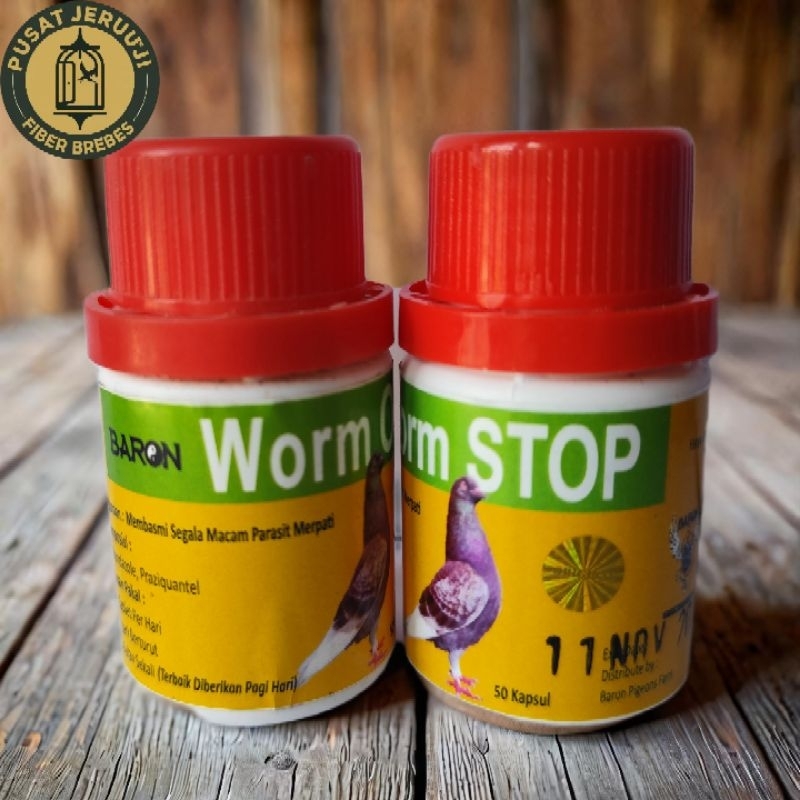 worm stop baron isi 50 butir