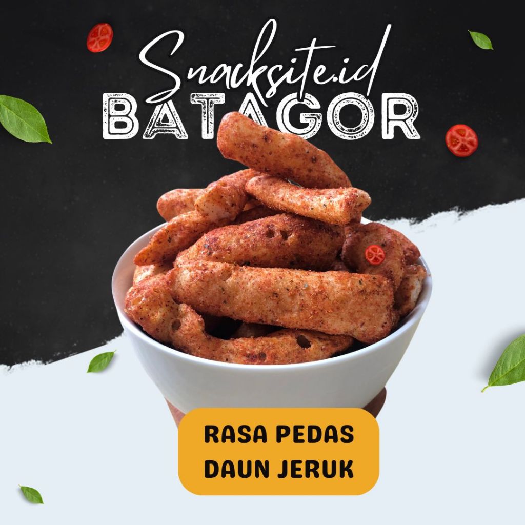

Batagor Kering Bandung - Rasa Pedas Daun Jeruk 250gr