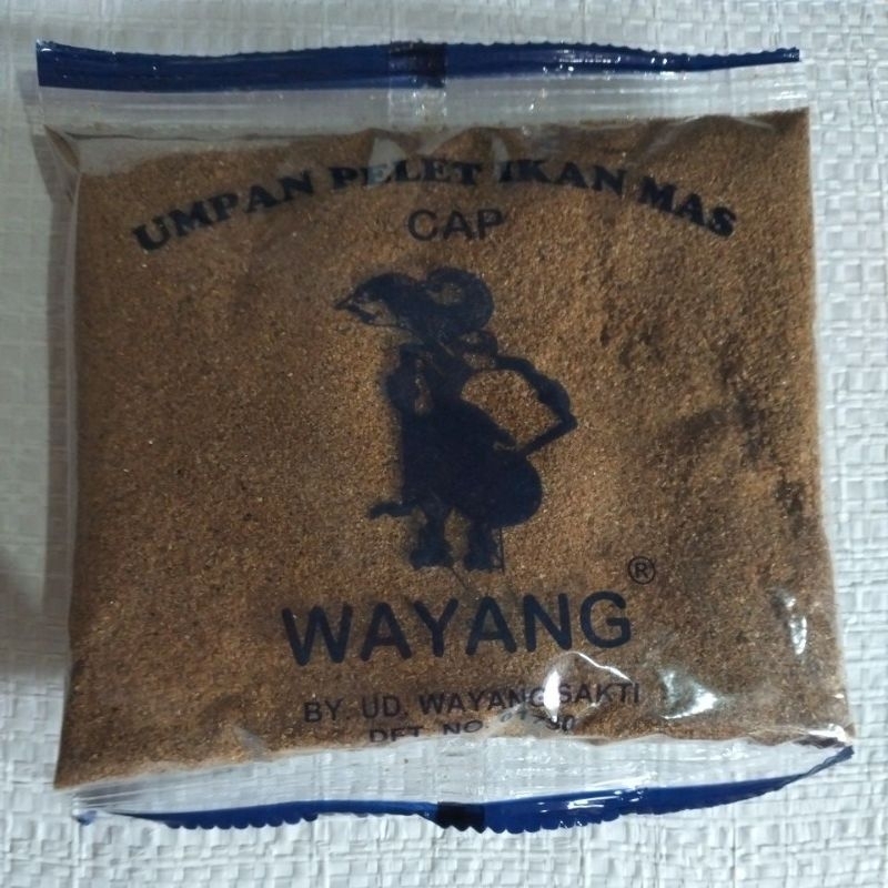 umpan pelet ikan mas cap wayang
