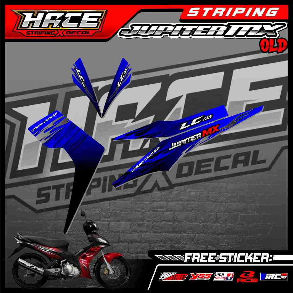 594 STRIPING STICKER JUPITER MX OLD - STRIPING STICKER JUPITER MX OLD PREMIUM GRAFIK