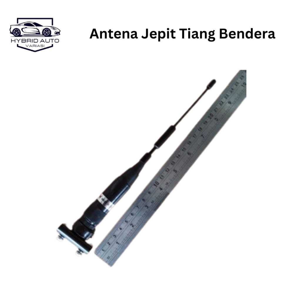 vbg Antena Tiang Bendera Universal Mobil//Merah Putih Mobil Motor Universal Jepit Depan Belakang