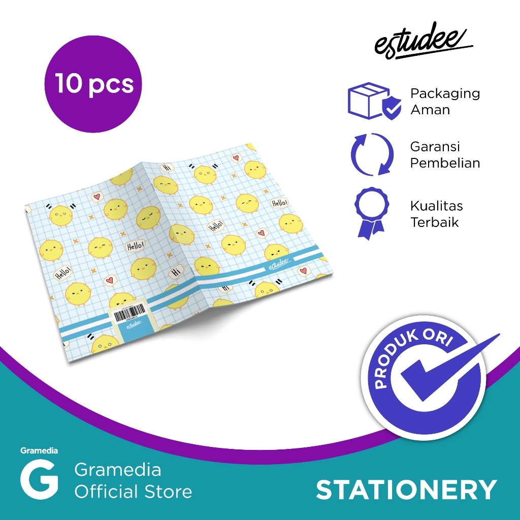 

Gramedia Supratman | Estudee I B5 Fancy Pattern Isi 10