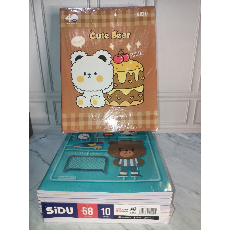 

Buku tulis sinar dunia isi 58 /38 lembar (10 pak)