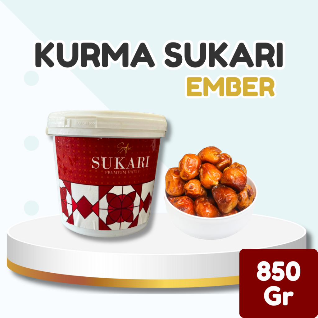 

KURMA SUKKARI SOFIA EMBER 850GR – Kurma Sukkari Ember Premium Dates – King Dates Original