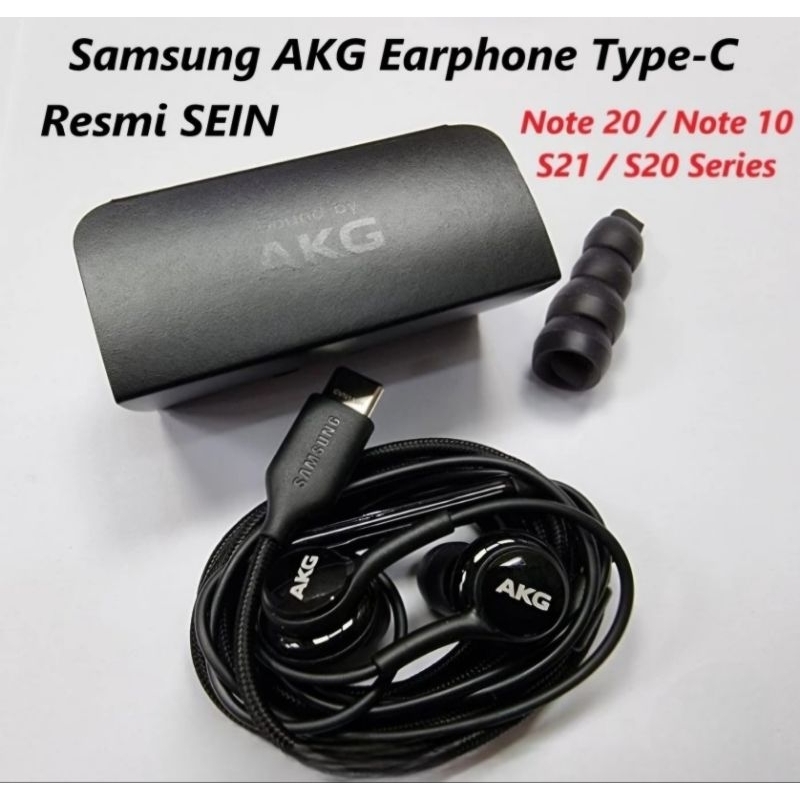SEIN Garansi RESMI ORIGINAL BONUS Handsfree HEADSET Earphone AKG Samsung type C Harman Kardon Truely