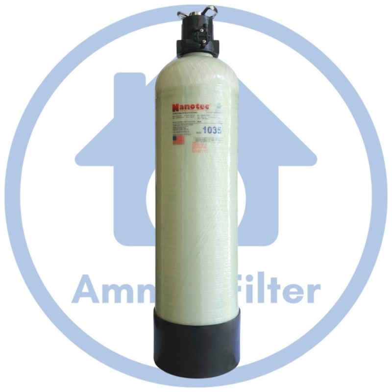 Tabung Resin Softener / Tabung FRP 1035 + Head Softener