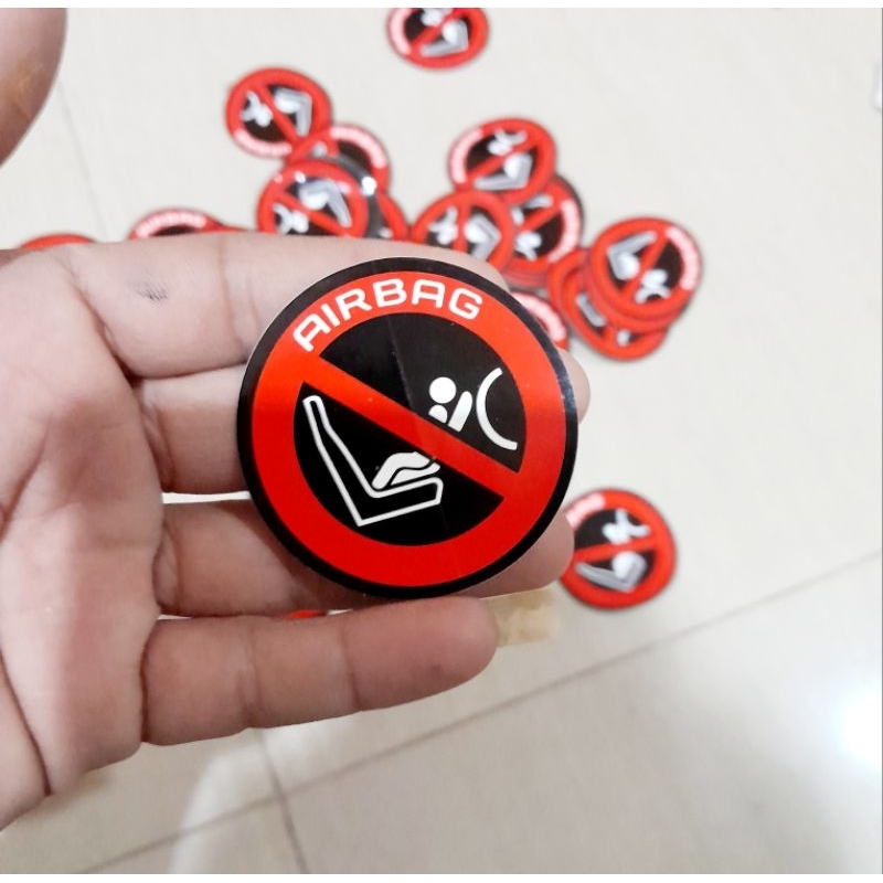 

stiker AIRBAG (warning Sign) harga satuan per pcs