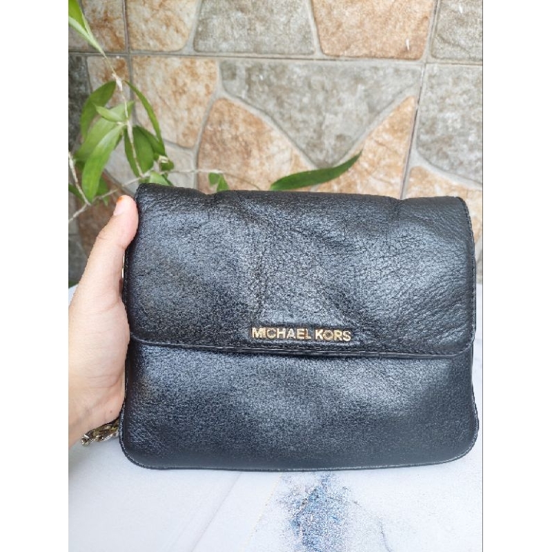 [PRELOVED] MK / Michael Kors Sling Bag Bedford Pebbled Leather Authentic