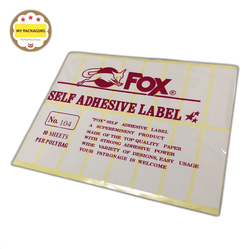 

Label Nama PUTIH 104 ( 25 X 76 mm )