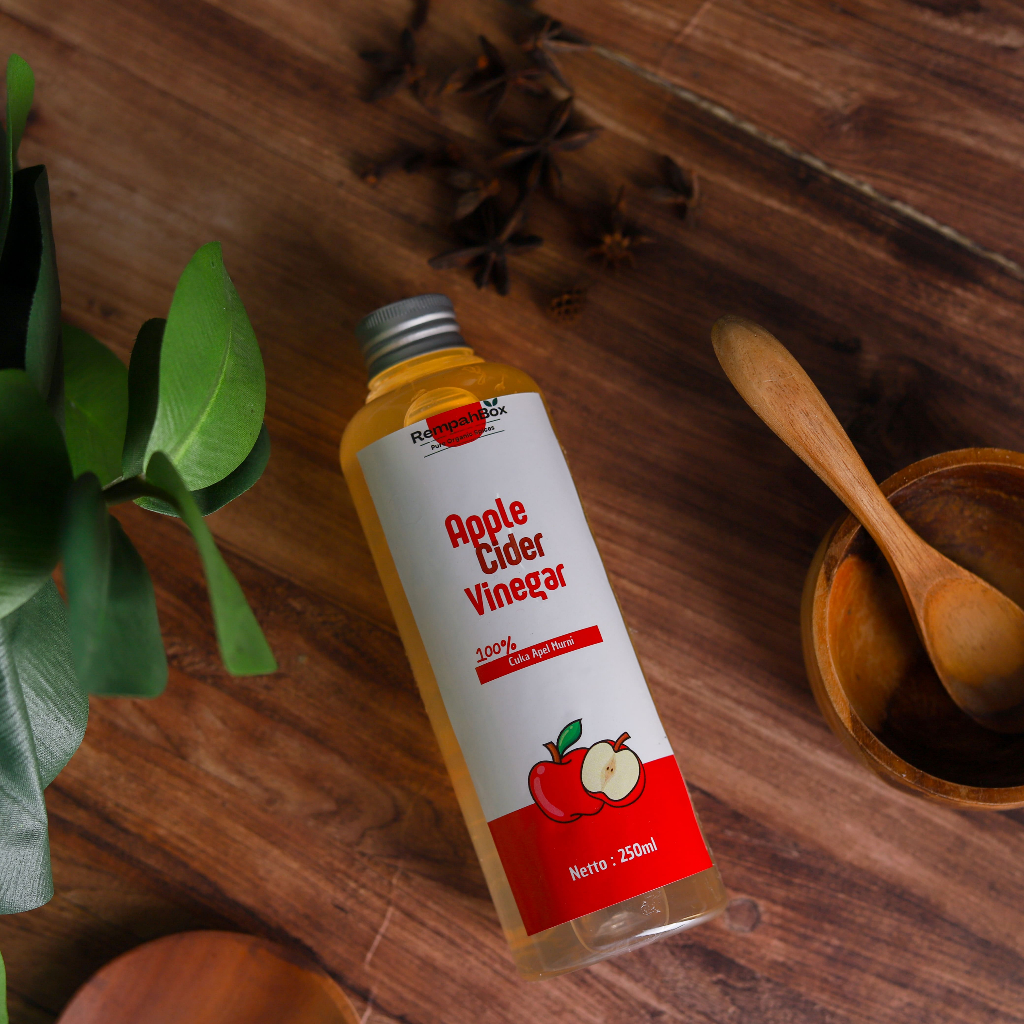 

Rempah Box Cuka Apel Asli Apple Cider Vinegar With Mother 250 ml Murni Organik
