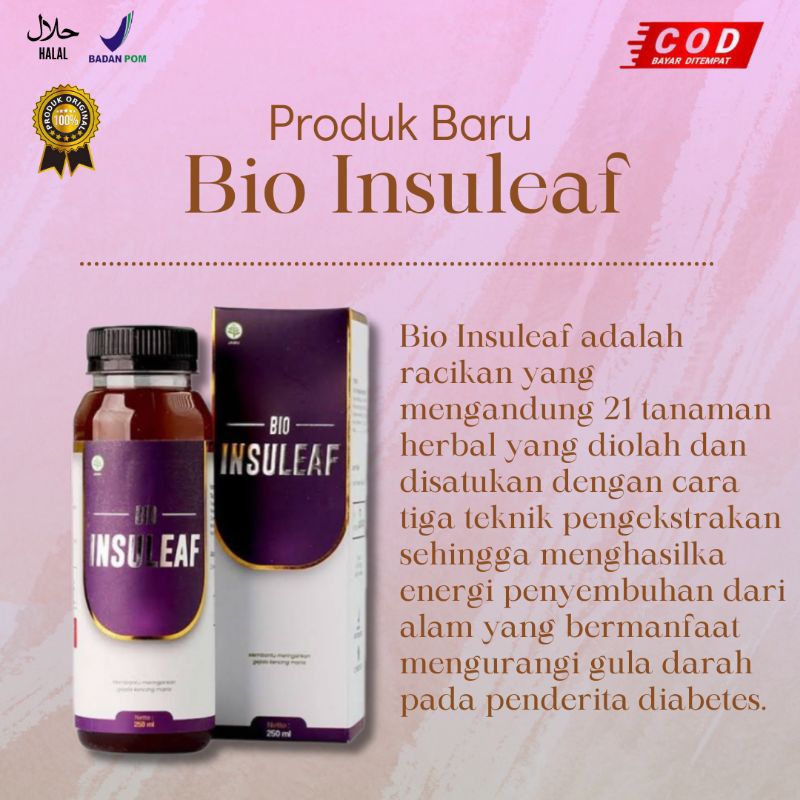 

Bio Insuleaf || Minuman herbal diabetes dan gula darah tinggi || 100% Original