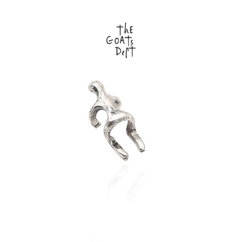 The Goats Dept -  Snoop Dogg Earring Piercing Silver / tgd1083 anting piercing tindik modis unik kek