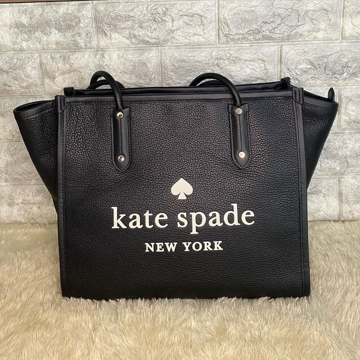 0612-019 KS ELLA TOTE BLACK LARGE