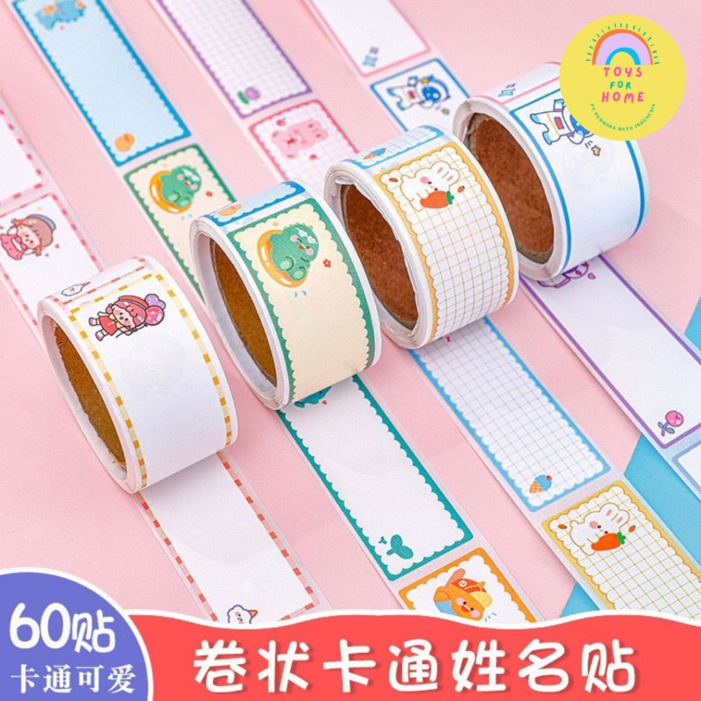 

Pack Stiker Label Kertas Motif Karakter TOYSFORHOME