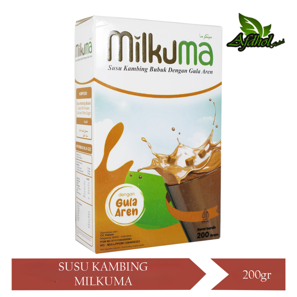 

MILKUMA - Susu Kambing Gula Aren 200gr - Tingkatkan Kesehatan Tulang Dan Sendi