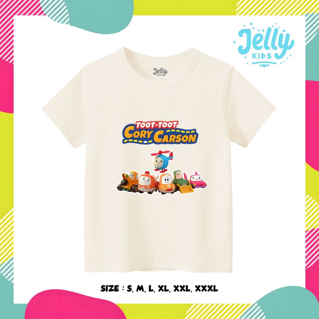 Kaos Anak Unisex Gambar Cory Carson Distro 30s Sablon