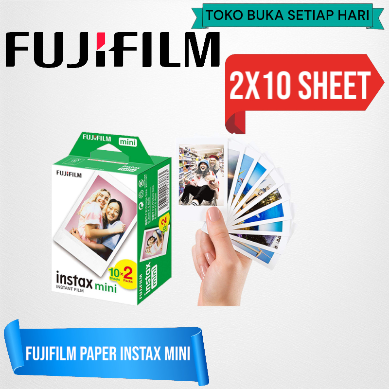 Refill Isi Instax Mini Fujifilm Camera / Paper Kertas Instax 20 Sheets