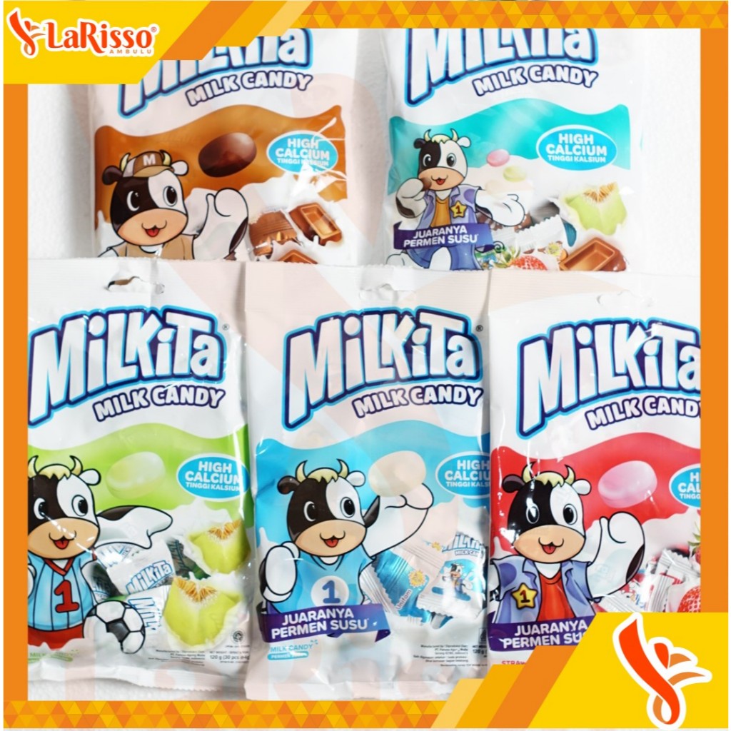 

MILKITA PERMEN SUSU 120GR ISI 30PCS ALL VARIAN