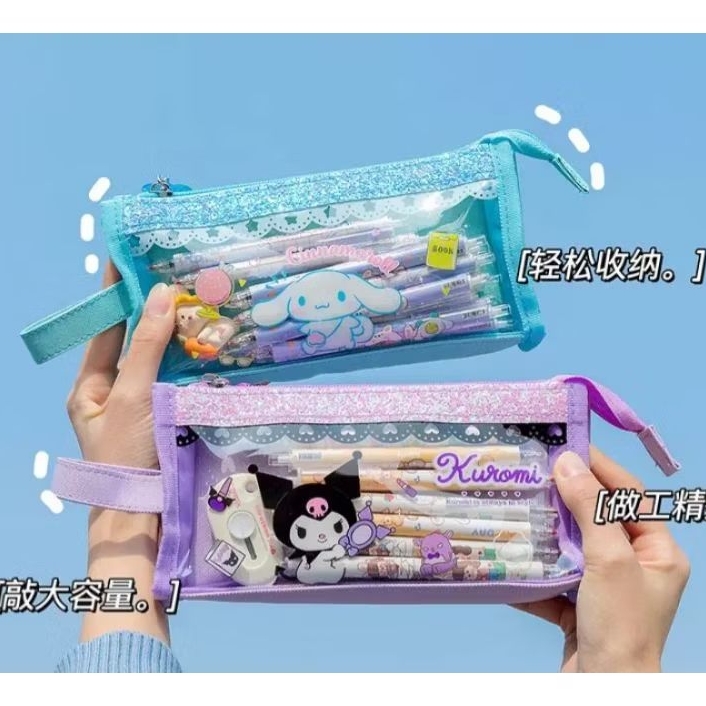 

Kotak Pensil Sanrio / Pensil Case Cinnamoroll / Kotak Pensil Melody / Kotak Pensil Kuromi / Pemsil Case Hello Kitty