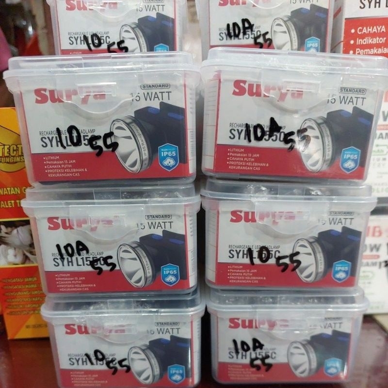 senter kepala surya.