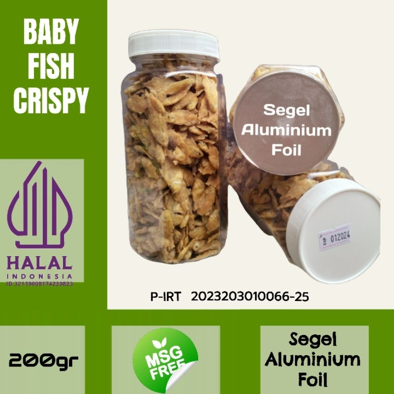 

BABY FISH CRISPY IKAN KECIL KRISPI 200GR