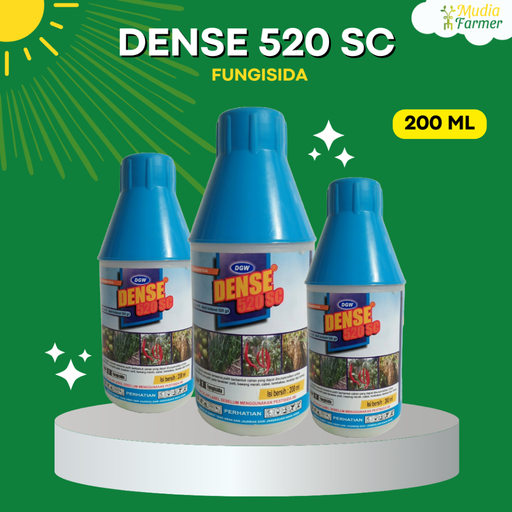 FUNGISIDA DENSE 520 SC 200 ML