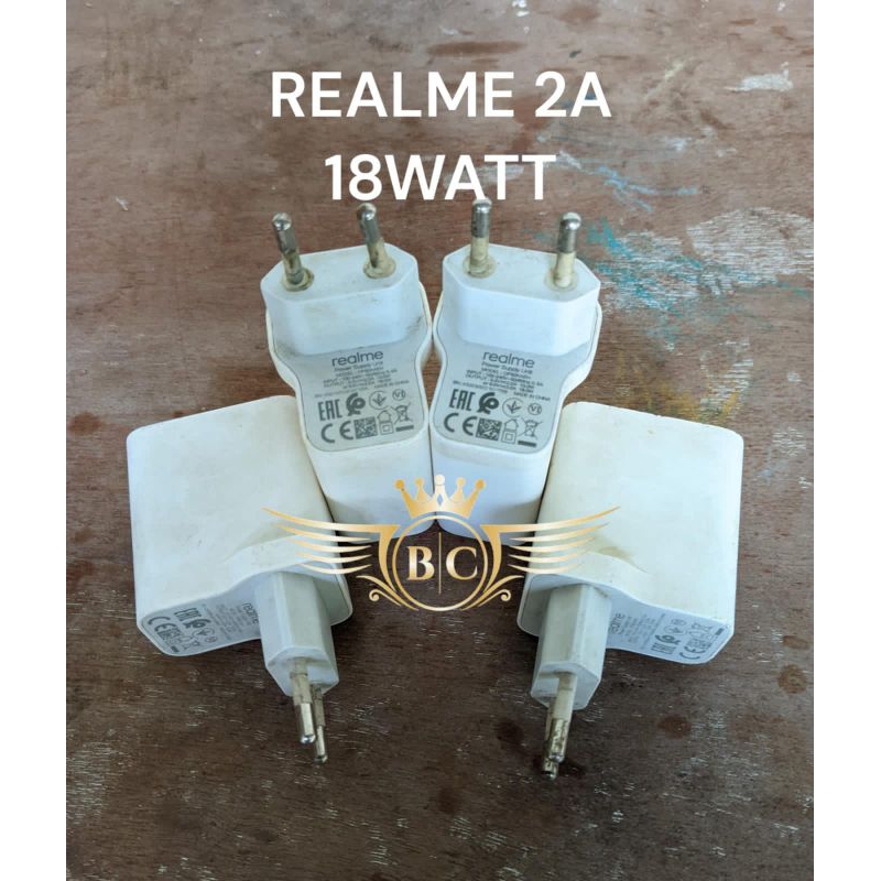 (COD) adaptor batok charger realme 18watt fast charging 100% ori copotan