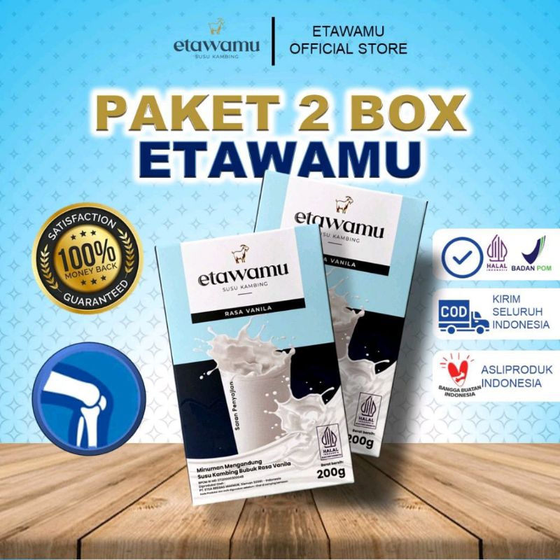 

PAKET 2 BOX LEBIH MURAH✨ SUSU ETAWAMU, SUSU SENDI, SUSU KESEHATAN