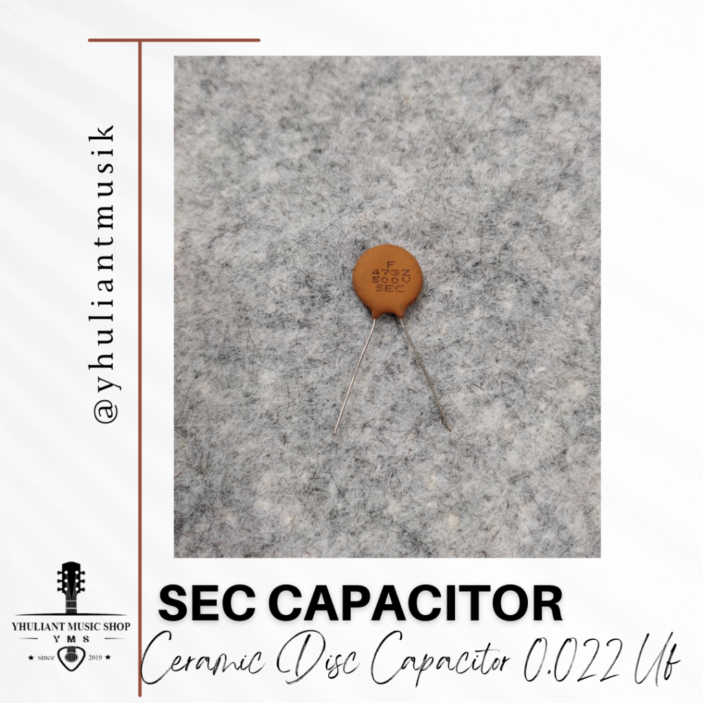 SEC Ceramic Disc Capacitor 0,047 Uf Vintage Tone Capacitor