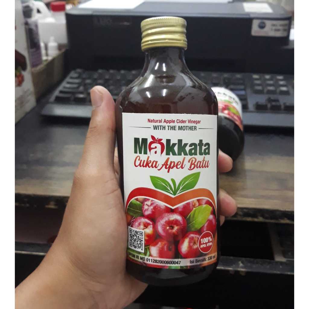 

Cuka Apel makkata -cuka apel with mother organic unfilter 330 ml