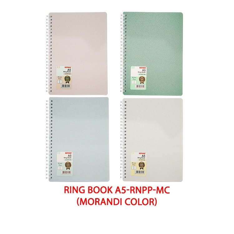 

KENKO Ring Book A5-RNPP-MC Pastel/Noteboo/Notepad/Buku Catatan
