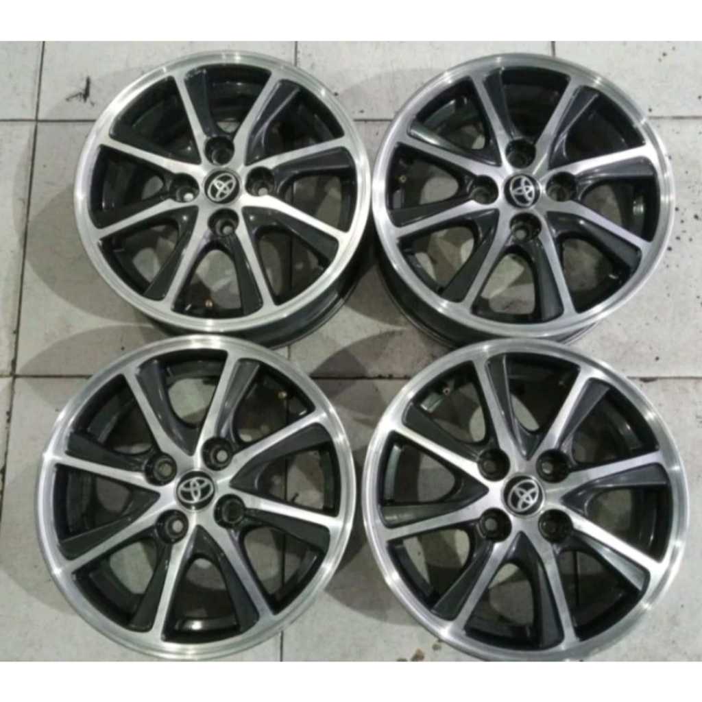 velg mobil bekas ring 14 calya baut roda 4x100 cocok buat calya picanto brio agya