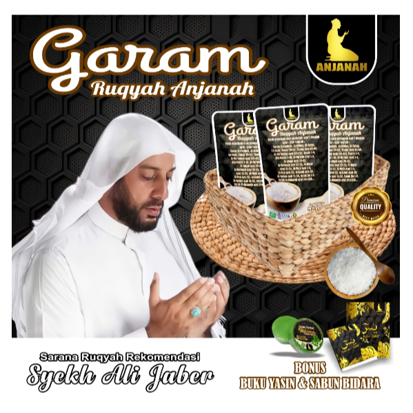 

GARAM RUQYAH ANJANAH ORIGINAL UNTUK PELARISAN, MELANCARKAN REJEKI, PAGAR GHOIB RUMAH DAN USAHA