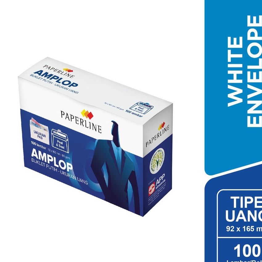

KP8 Paperline Amplop Tipe Uang PPL EV BANKNOTE