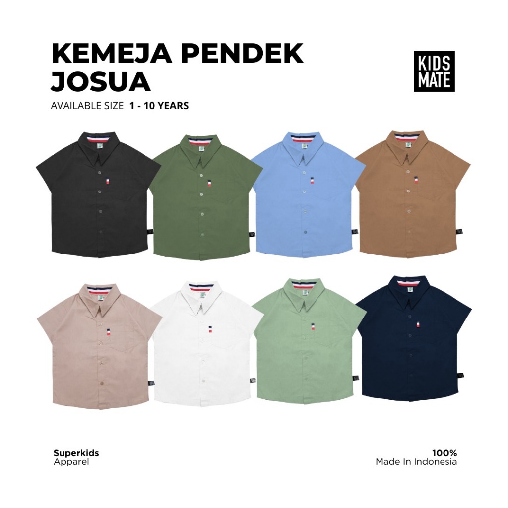 Kidsmate Kemeja Pendek Josua