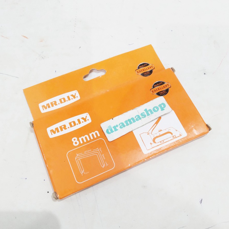 

HEBOH isi refill staple steples stapless staples tembak jok tinggi 8 mm 8mm