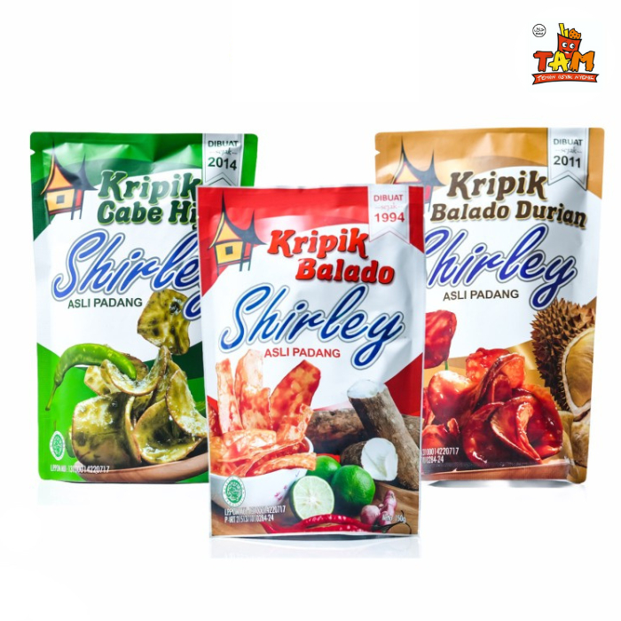 

SHIRLEY VARIAN RASA Keripik Singkong Asli Padang - Tam Snack