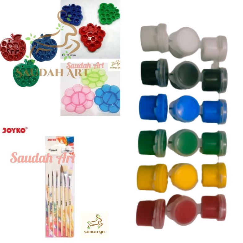

SENSASIONAL Paket Alat Lukis Cat Akrilik 5ml