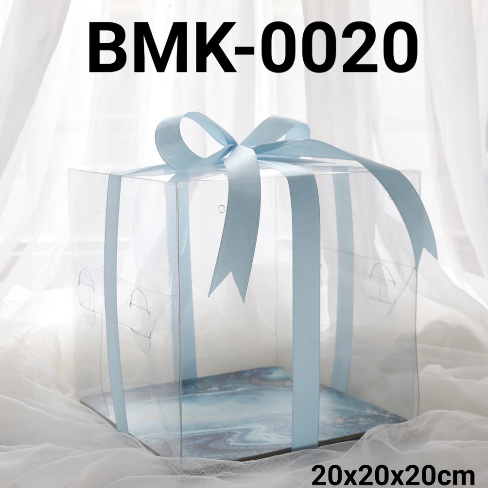 

SUPER BMK2 Kotak kue dus kue glass mika cake box 2cm 2x2x2cm yamama baking