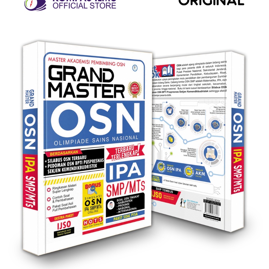 Price Buku OSN SMP  Grand Master OSN IPA SMPMTs Terbaru Terlengkap