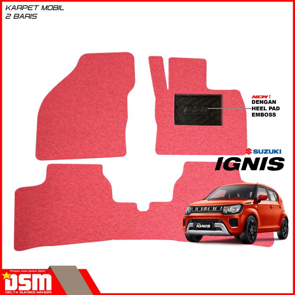 Karpet Mobil Ignis - 2 Baris / Aksesoris Mobil Ignis Tebal Dan Empuk