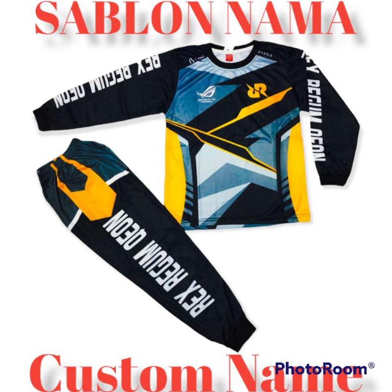 SPECIAL PROMO SETELAN BAJU GAMING ANAK ANAKSETELAN JERSEY GAMING RRQ