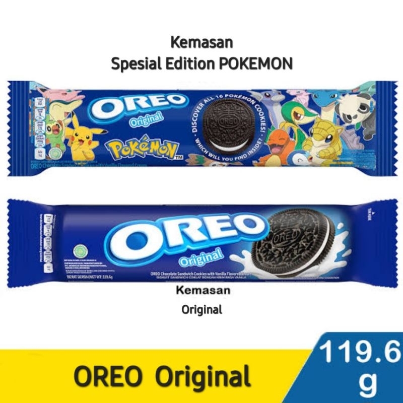 

Oreo Sandwich Cookies Original Kemasan 119 grm