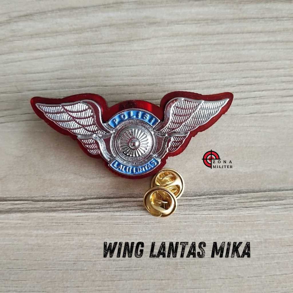 PIN / WING / BRIVET LANTAS POLRI / WING LNTAS  POLRI BRIVET WING LANTAS MIKA