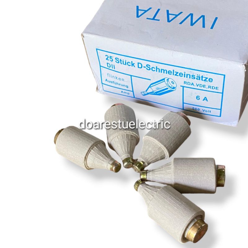 Sekring Batu Listrik 6A Sekering Fuse