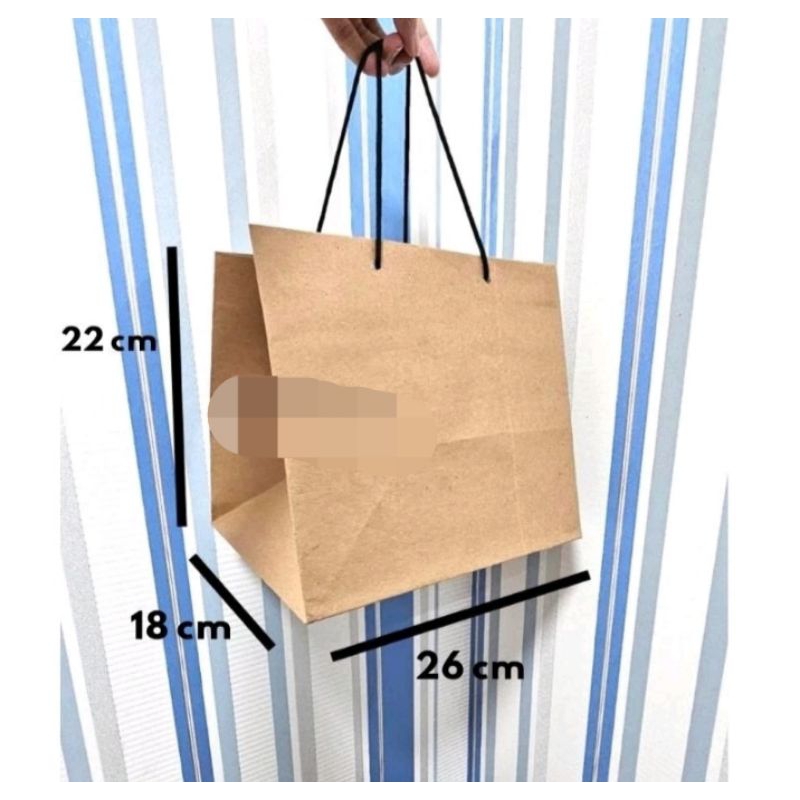 

NEEDS By NL Paperbag Bento ukuran 26x18x22